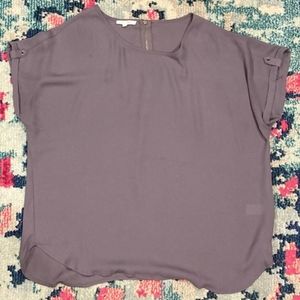 Maurices Lavender Short Sleeve Dressy Top.